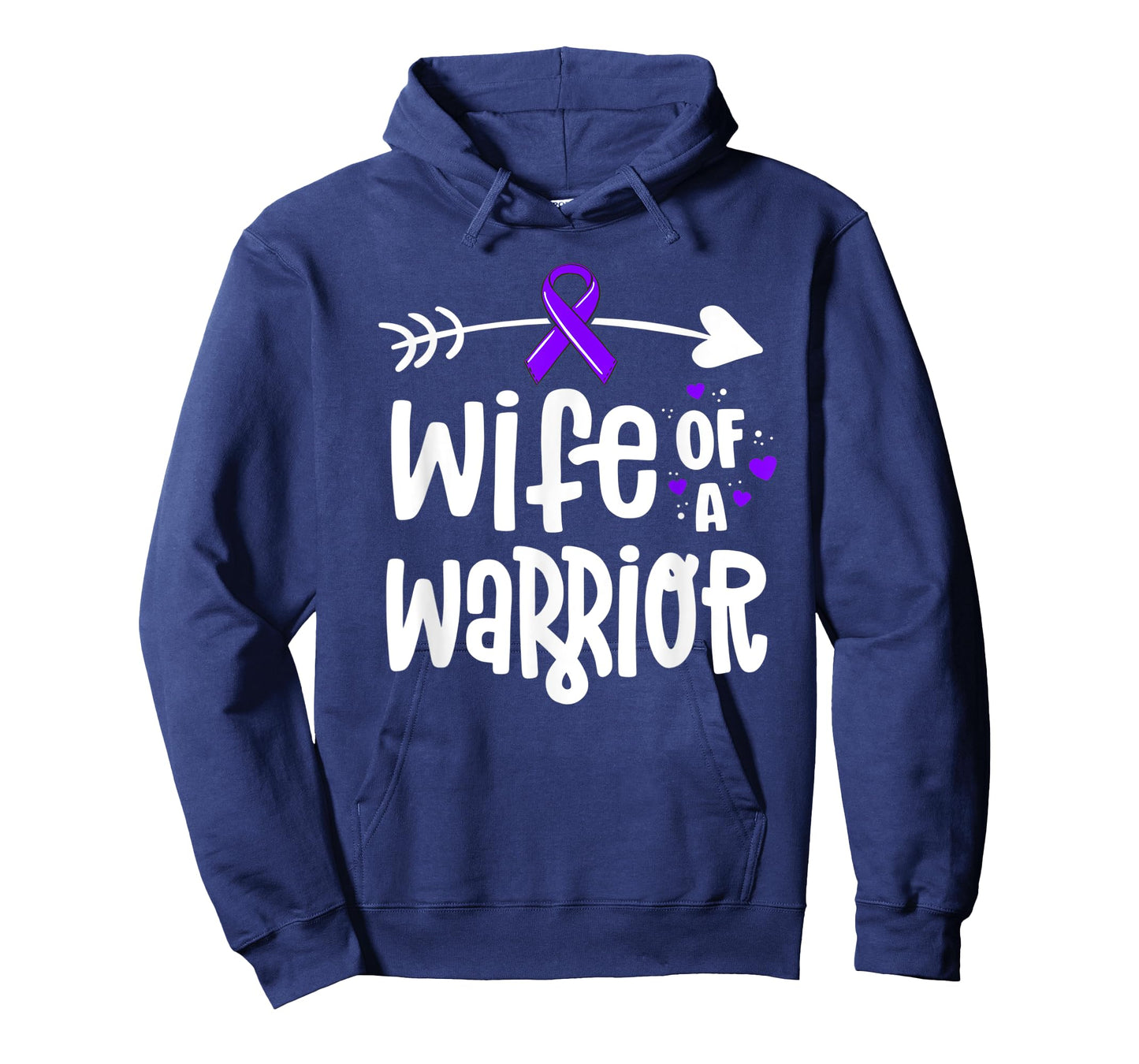 Wife Of A Warrior Hodgkins Lymphoma Cancer Awareness T-Shirt
