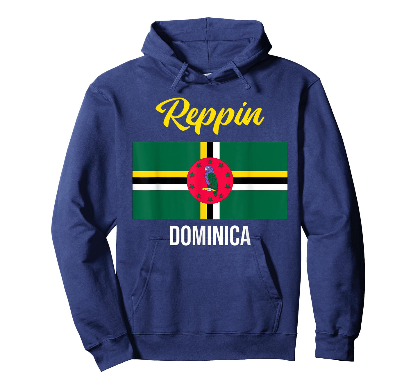 Dominica Flag Reppin West Indies Vacation T Shirt T-Shirt