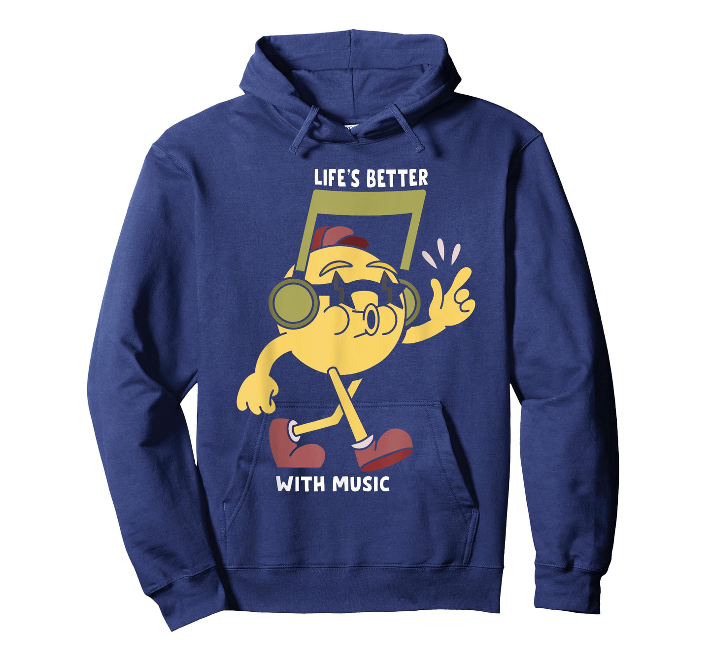 Life Is Better With Music Motivational Life Quote Sayings T-Shirt