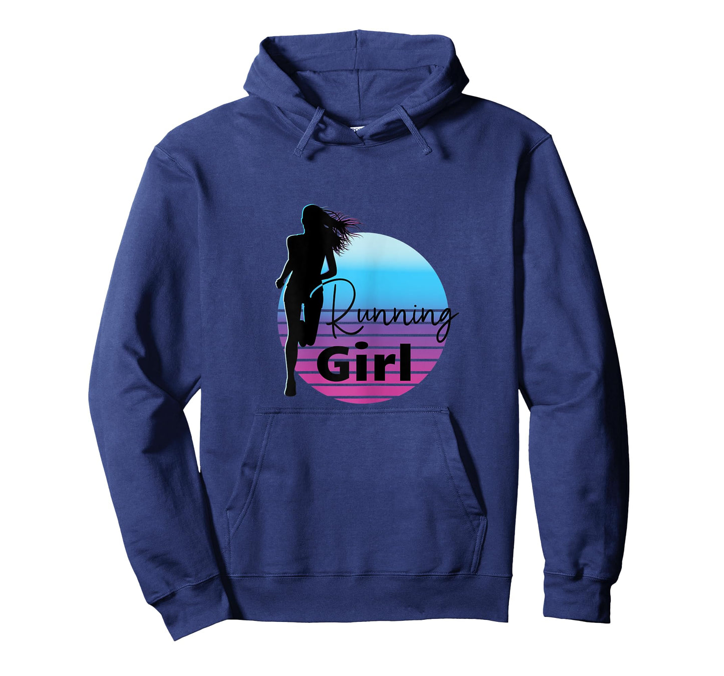Running Girl - Running and Jogging Female Runner T-Shirt