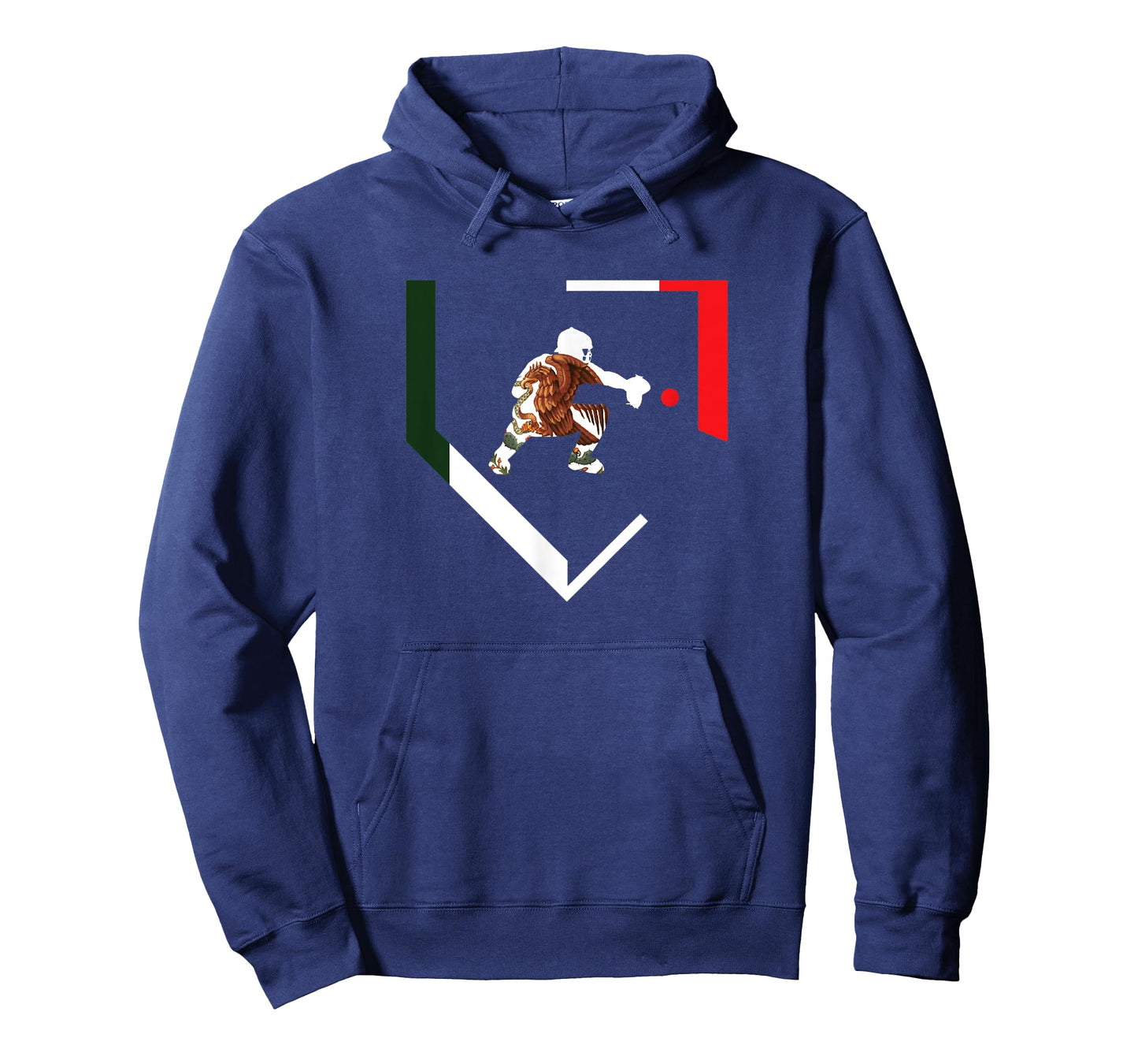 Mexico Baseball Hind Catcher Mexican Flag Little Leaguer Mex T-Shirt