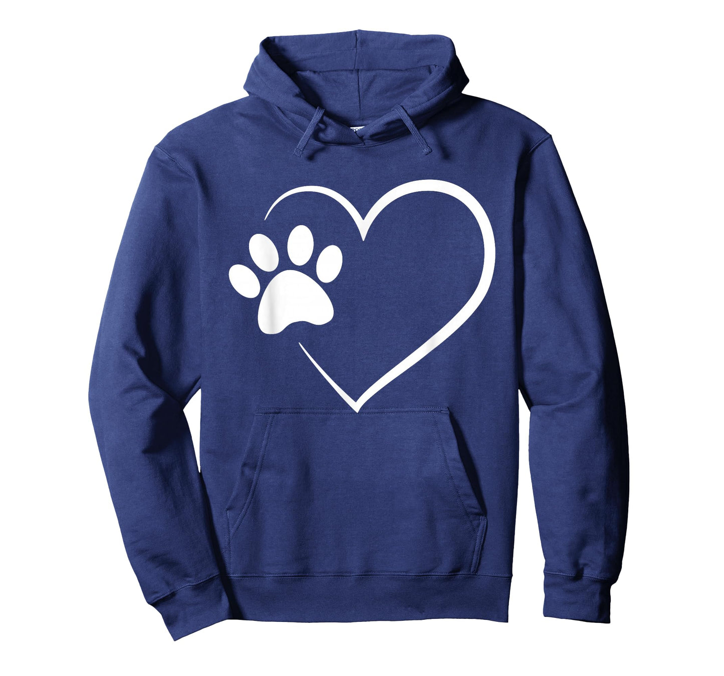 Dog Paw Heart - Dog Lover Gift for Dog Moms T-Shirt