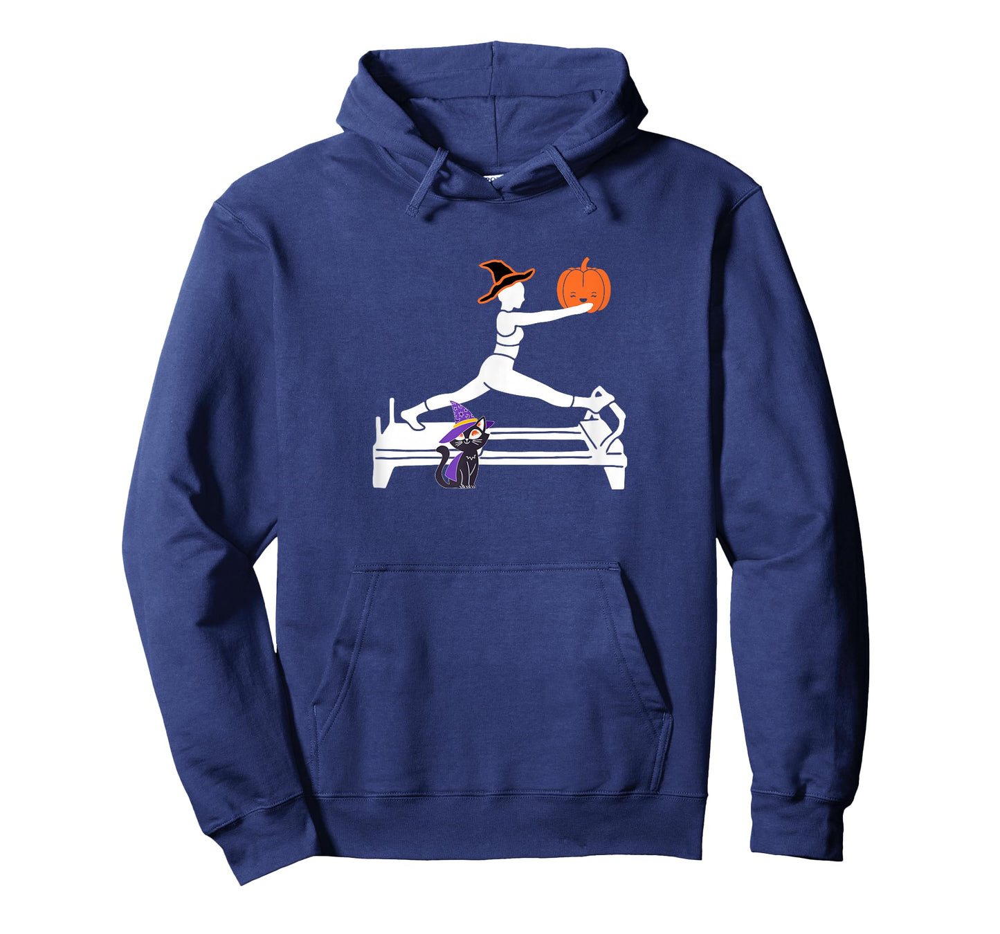 Funny Reformer Pilates with Pumpkin cat Halloween T-Shirt