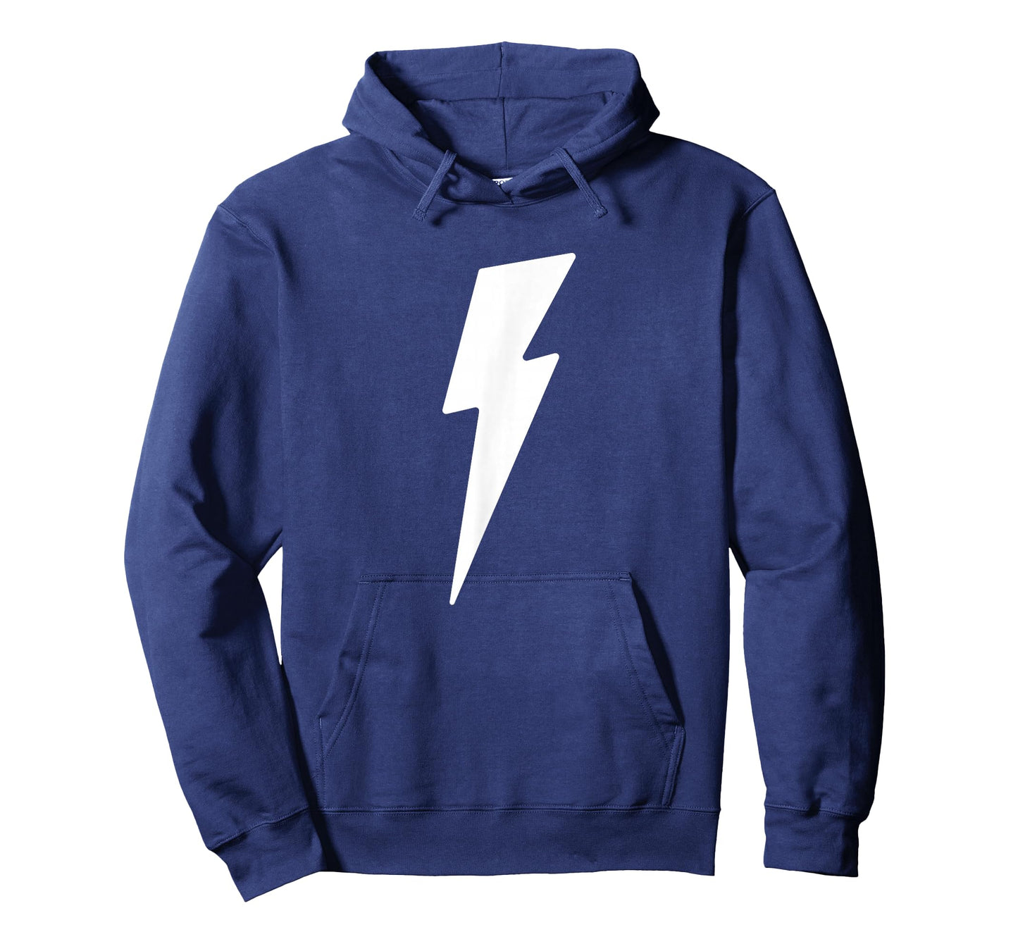 Simple Lightning Bolt in White | Thunder Bolt Graphic T-Shirt