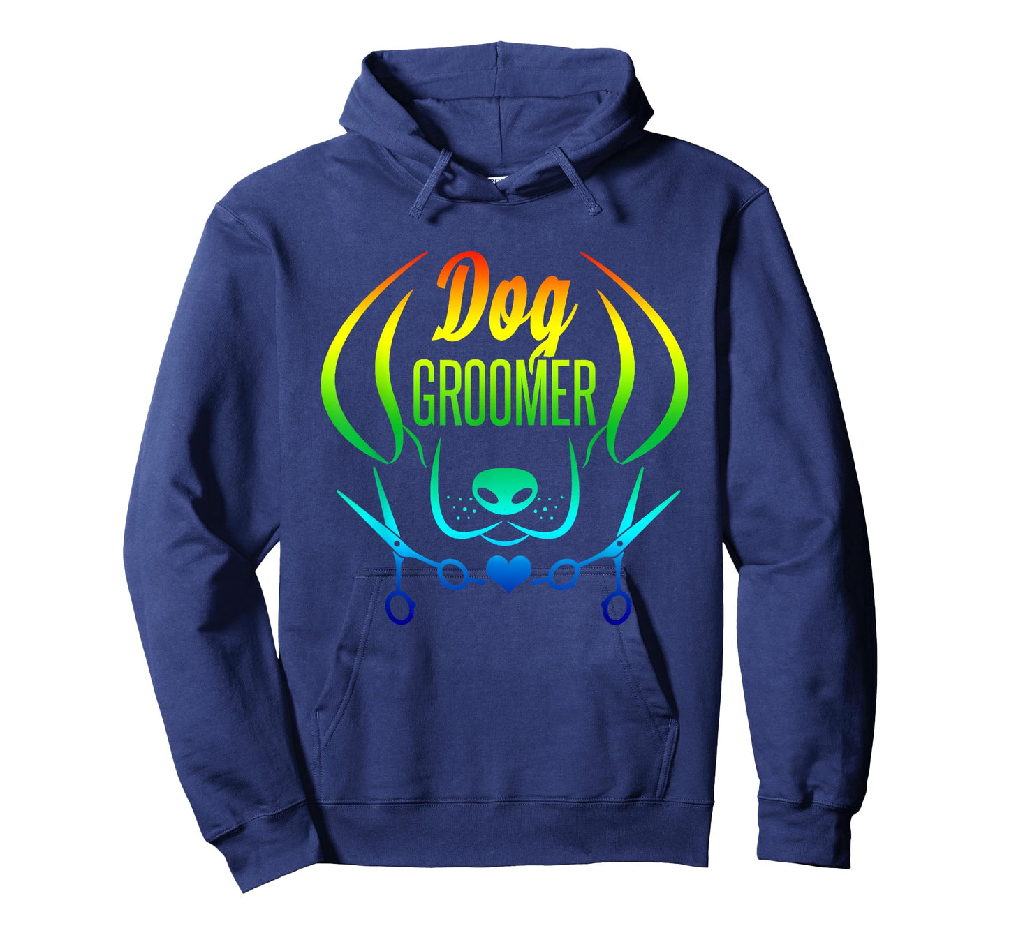 Cute Dog Groomer Tshirt Rainbow Women Dog Grooming T-Shirt