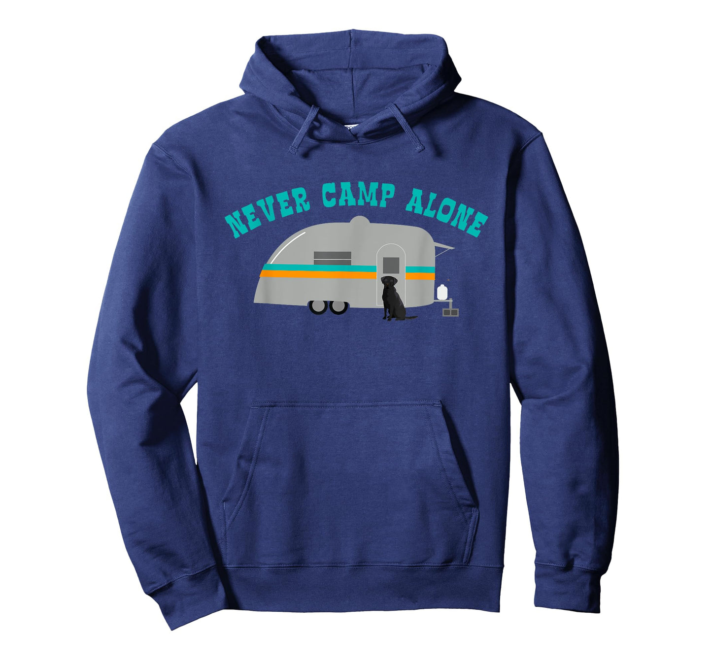 Black Labrador Retriever Gifts Lab Dog RV Trailer Camping T-Shirt