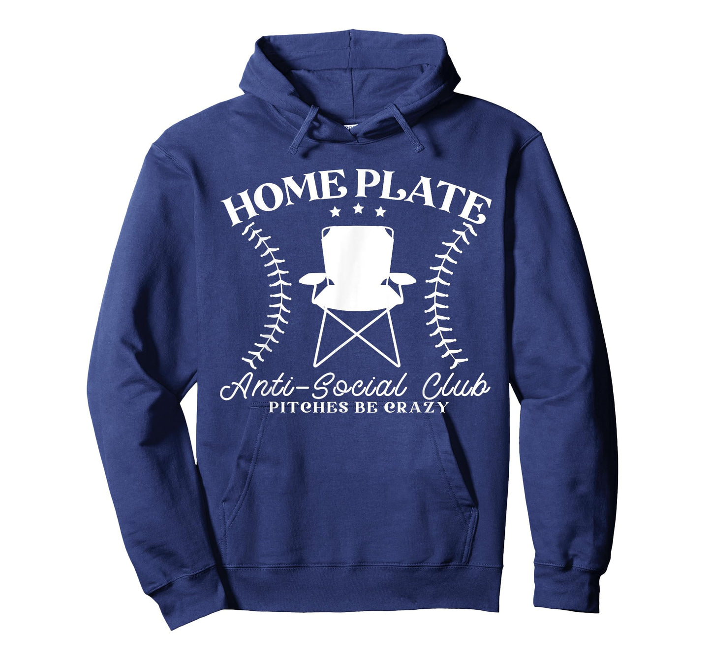 Home Plate Anti-Social Club Piches Be Crazy T-Shirt