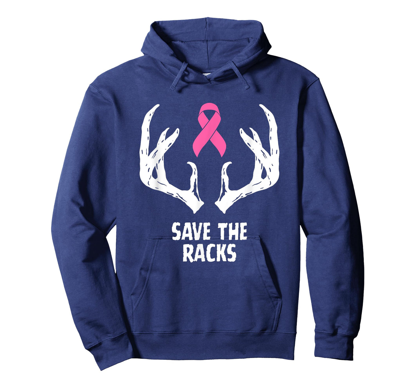 Save the Racks Funny Breast Cancer Awareness Hunting Deer T-Shirt