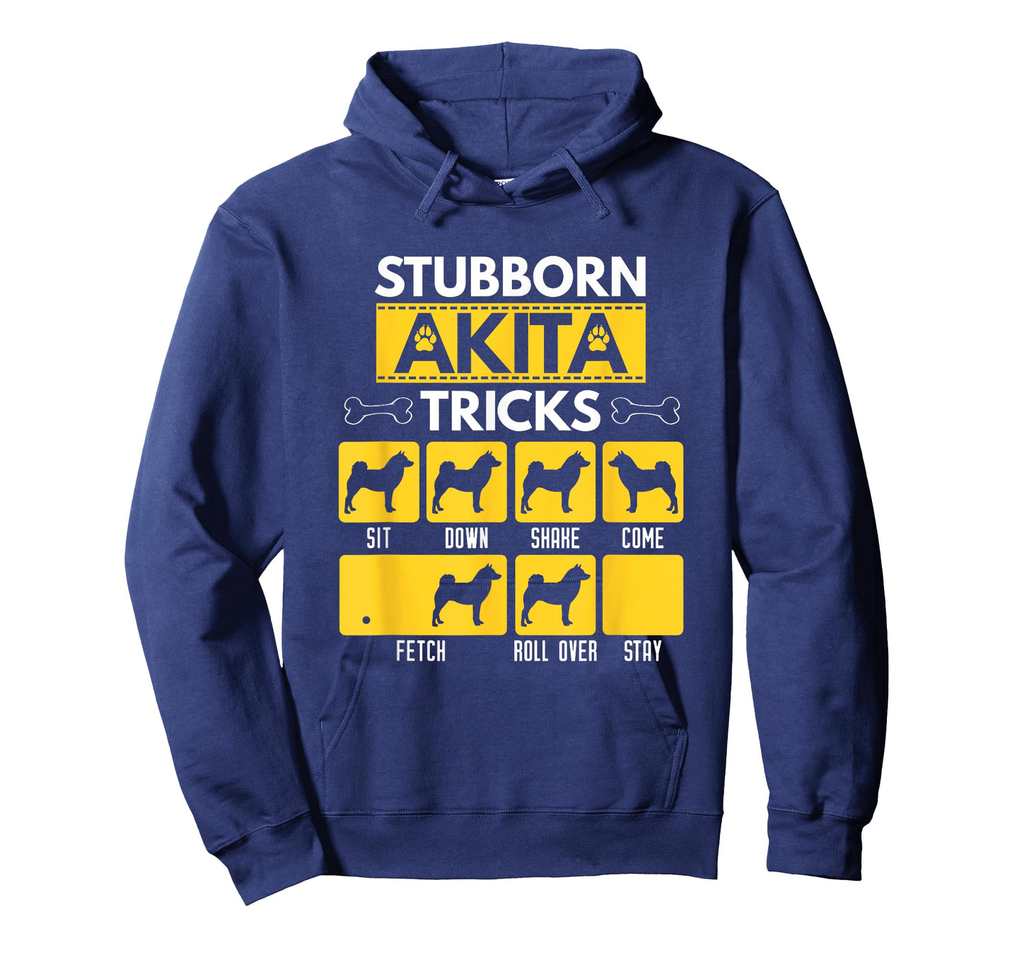 Stubborn Akita Tricks Funny Dog Lover Gift T-Shirt