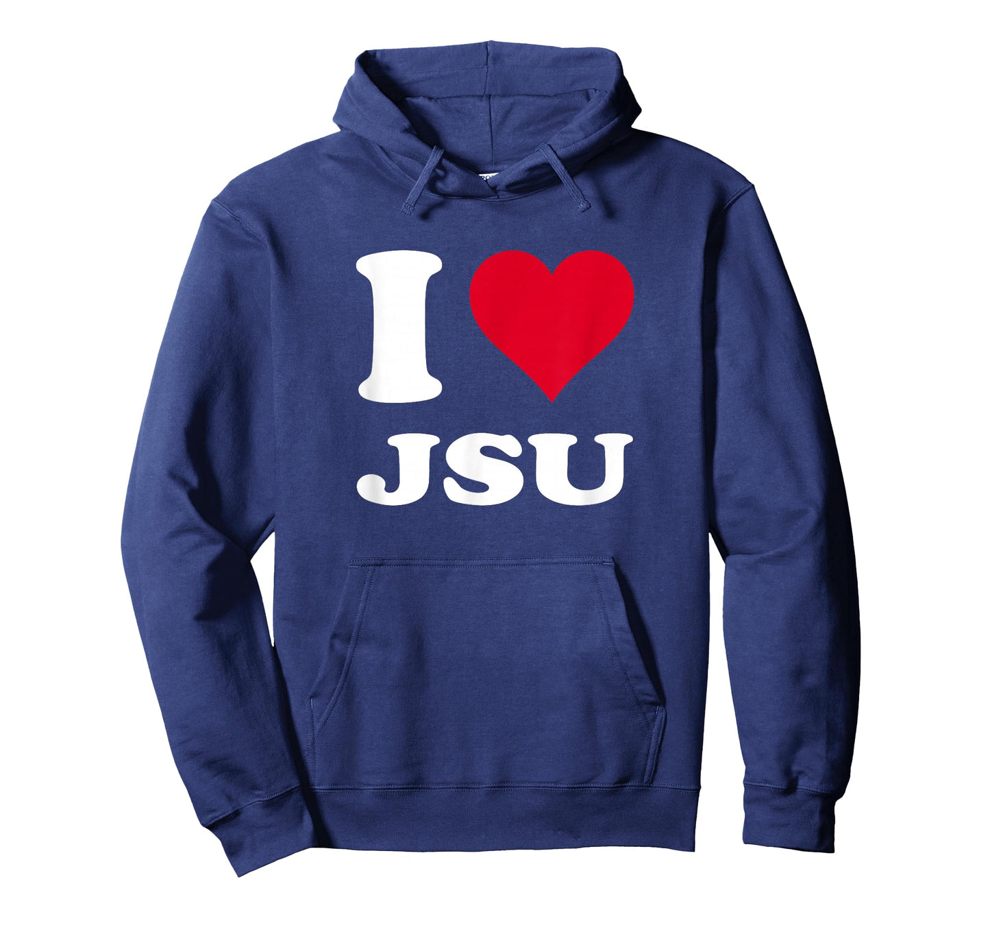 Red Heart I Love JSU T-Shirt