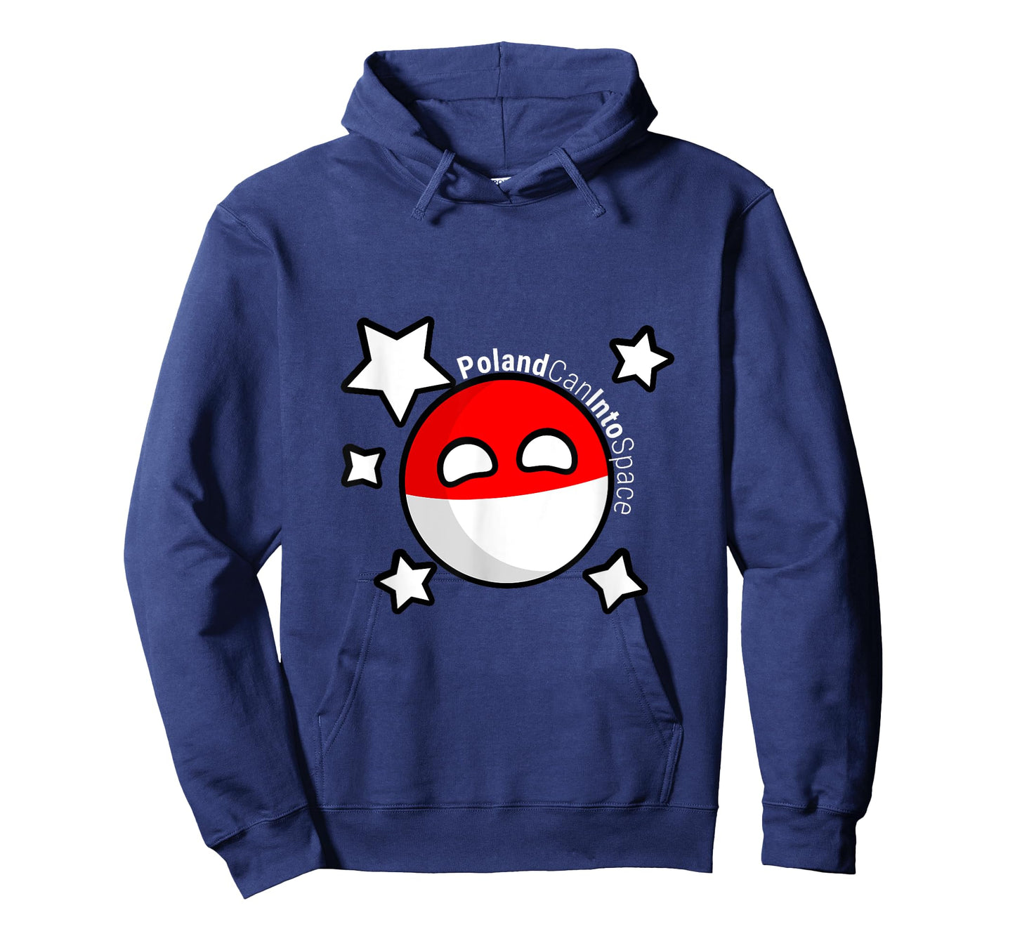 Poland Can into Space Polandball Country balls Hero T-Shirt