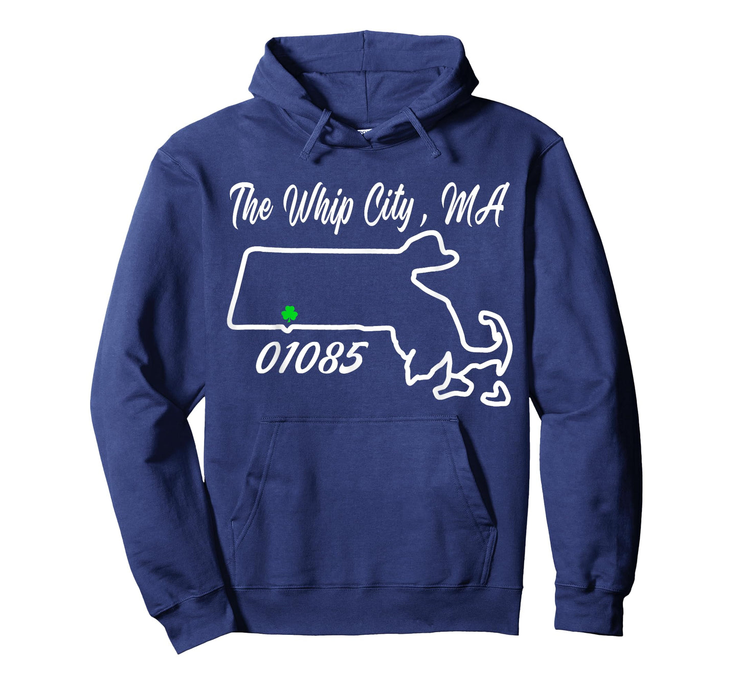 The Whip City, MA 01085 Cool State Pride T-Shirt
