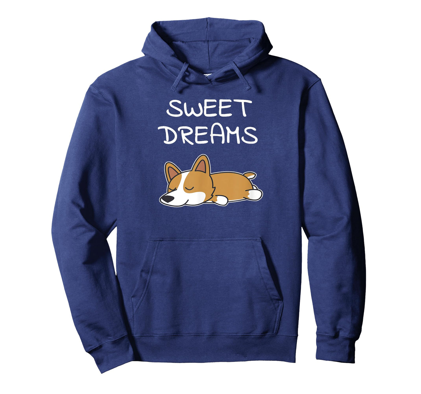 Sweet Dreams Sleeping Corgi Dog Quote Pajamas for Bedtime T-Shirt