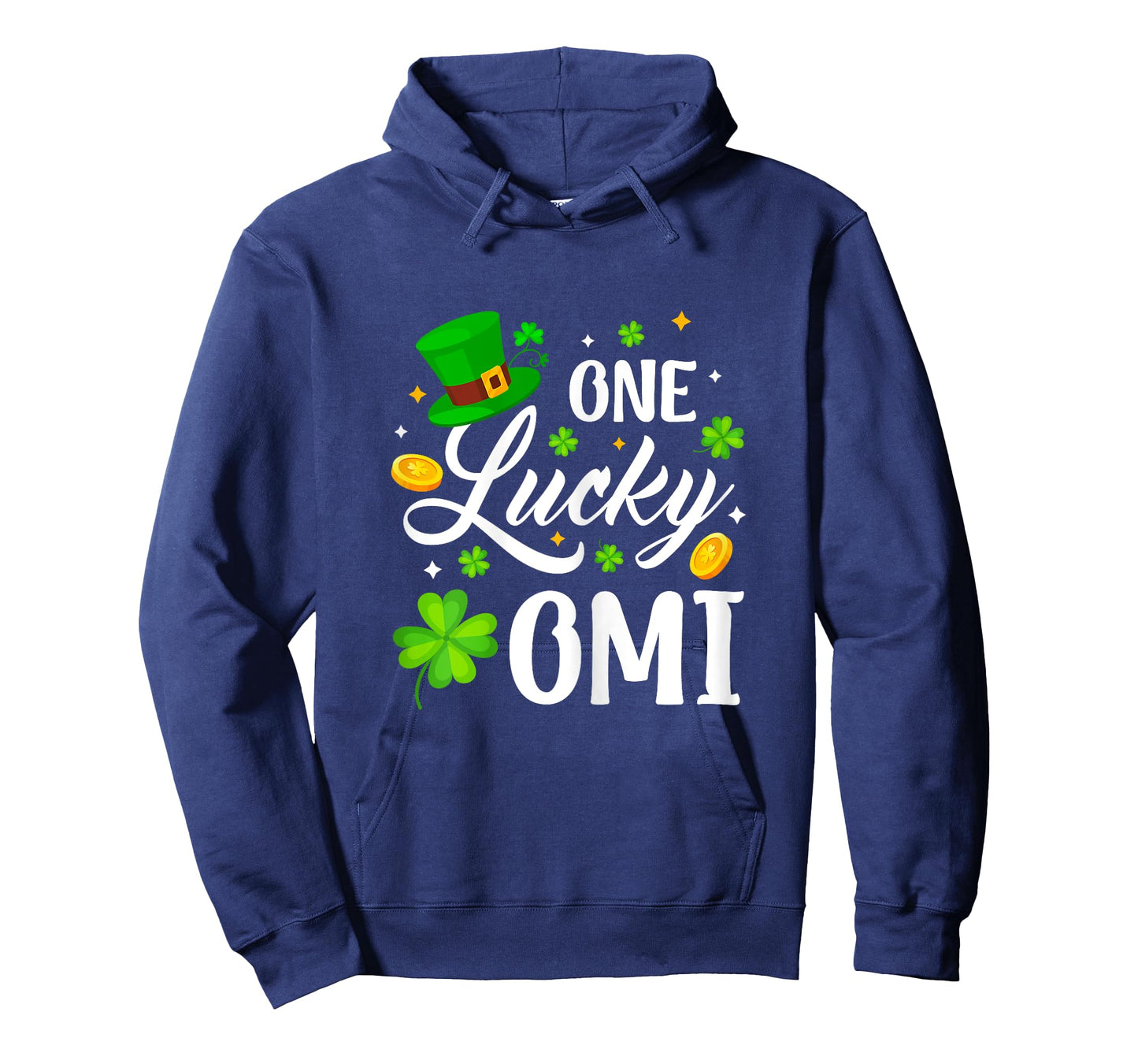 Happy St. Patrick's Day Shamrock One Lucky Omi Women T-Shirt
