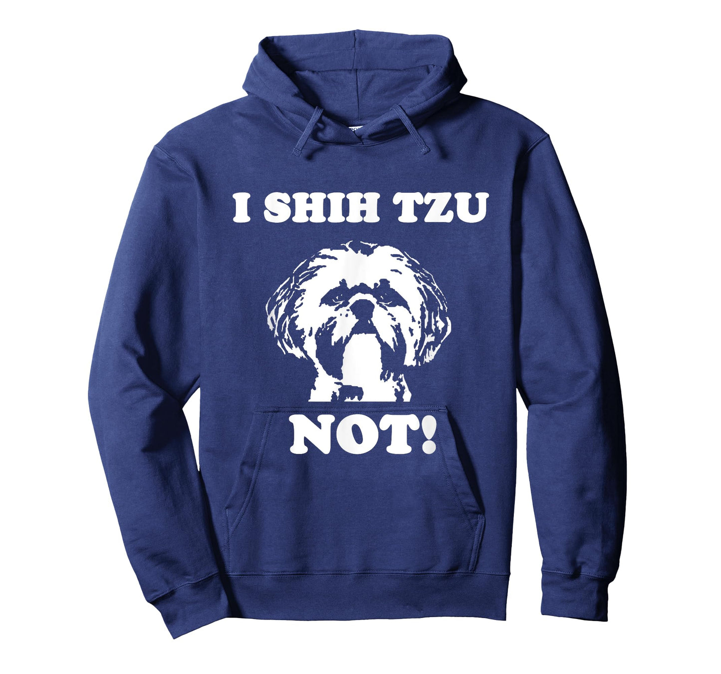 VSDS I Shih Tzu Not T Shirt | Funny Dog Lover Unisex Black Cotton T-Shirt