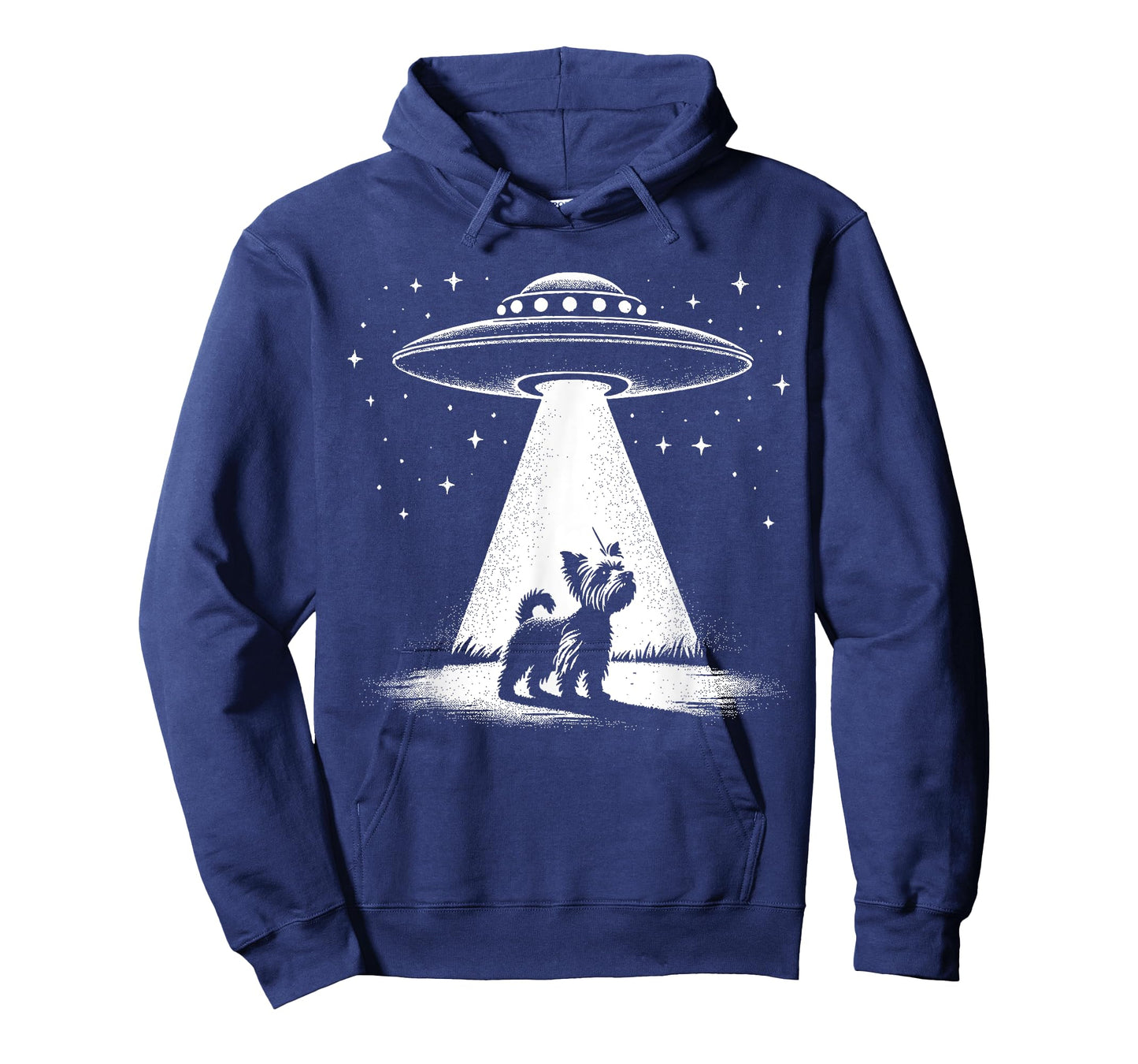 Yorkie Mom Dad Dog - Funny Alien UFO T-Shirt