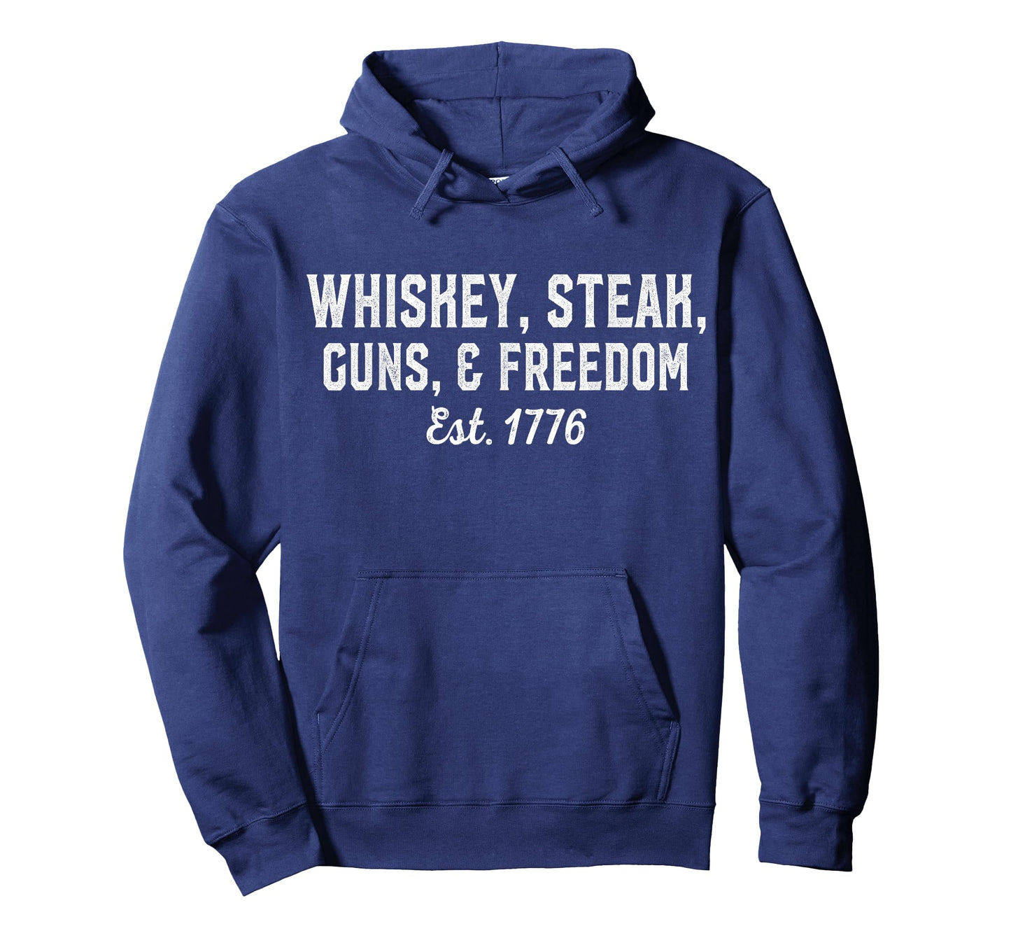 Whiskey, Steak, Guns, Freedom Est 1776, National Day T-Shirt