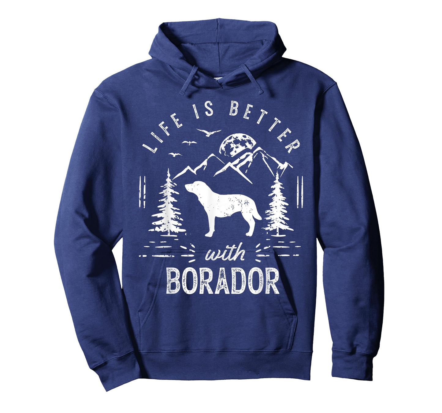 Borador Life Better Mom Dad Dog Men Women Girls Kids T-Shirt