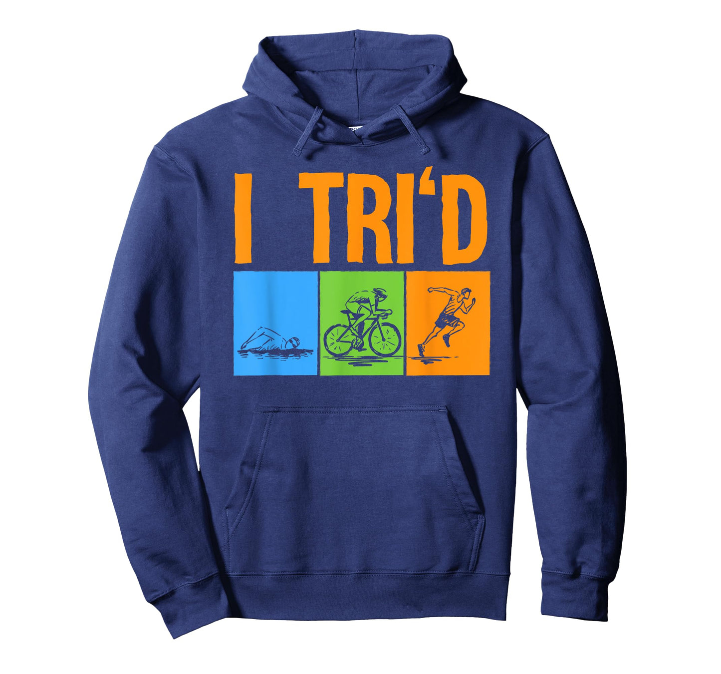 Funny Triathlon Design Triathletes Men Women Swim Bike Run T-Shirt
