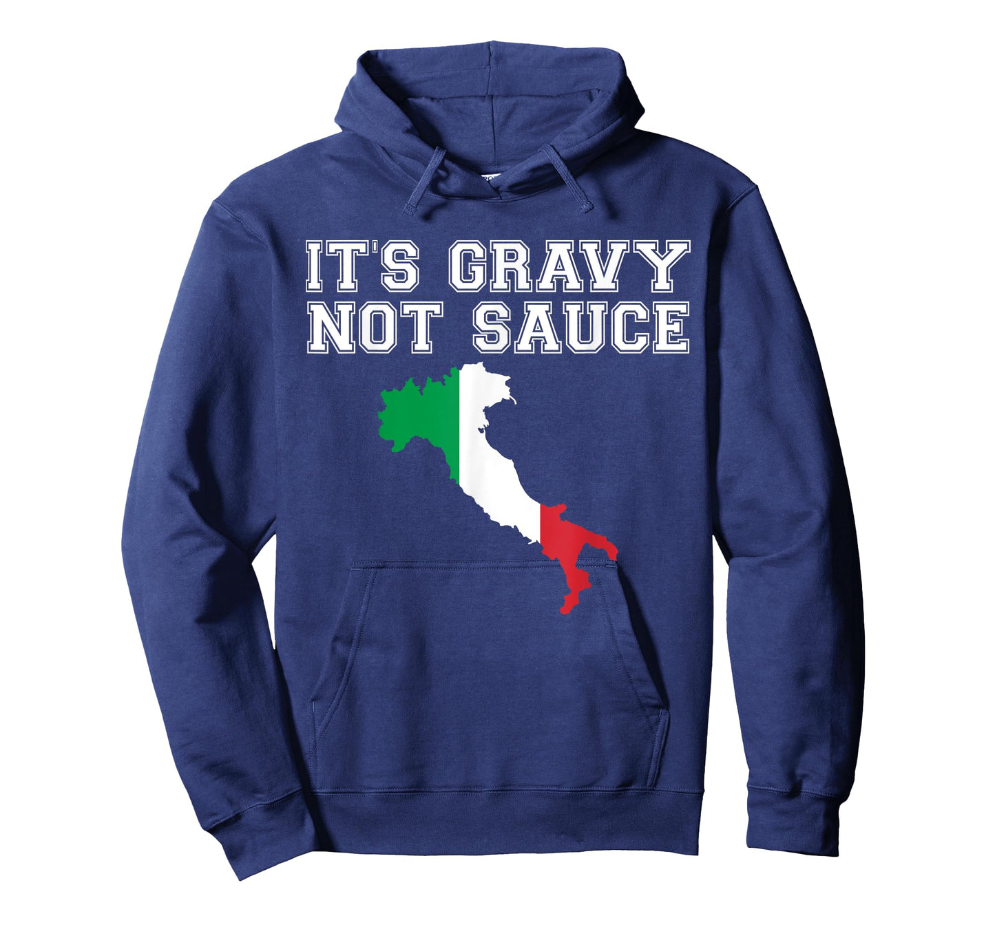 Its Gravy Not Sauce T Shirt Funny Italian Flag Food Gift Tee T-Shirt
