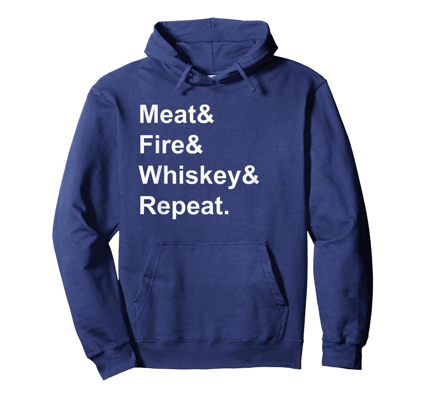 Meat Fire Whiskey Repeat Barbecue Funny BBQ Shirts T-Shirt