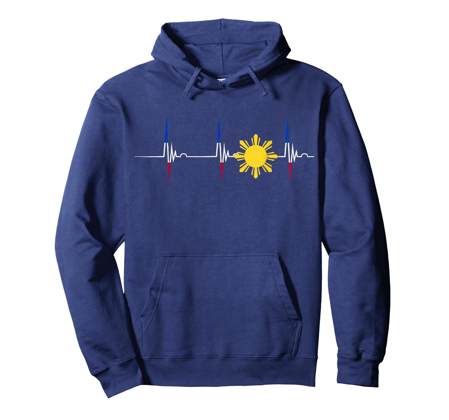 Philippines Heartbeat Pulse EKG Filipino Sun Pilipinas T-Shirt