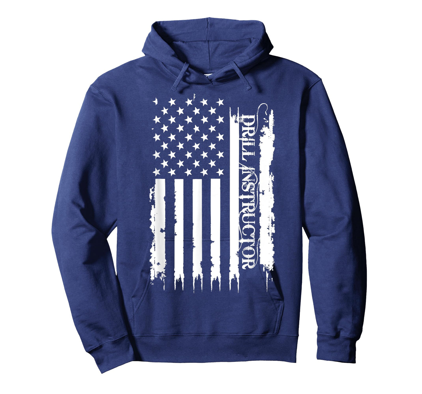 Drill Instructor United States Distressed w US Flag T-Shirt