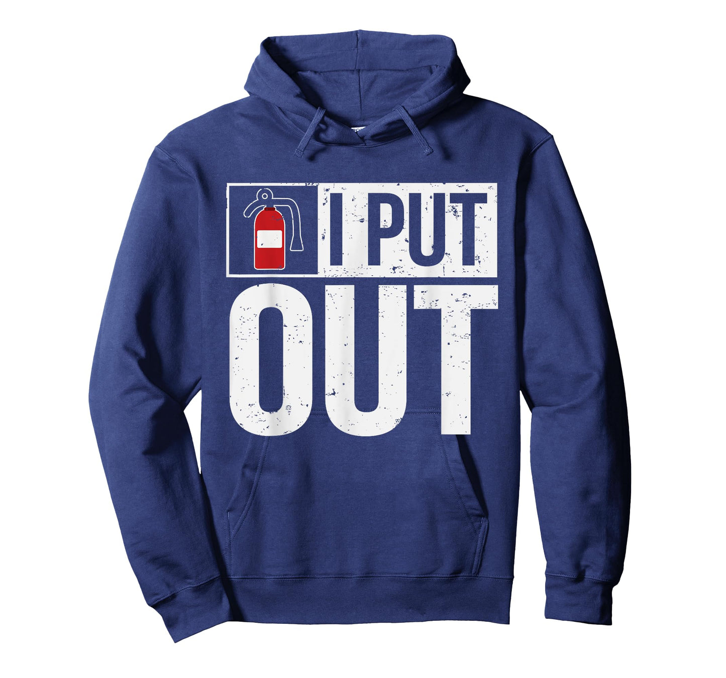 Firehouse Apparel AO Funny Fire Extinguisher I Put Out Firefighter T-Shirt
