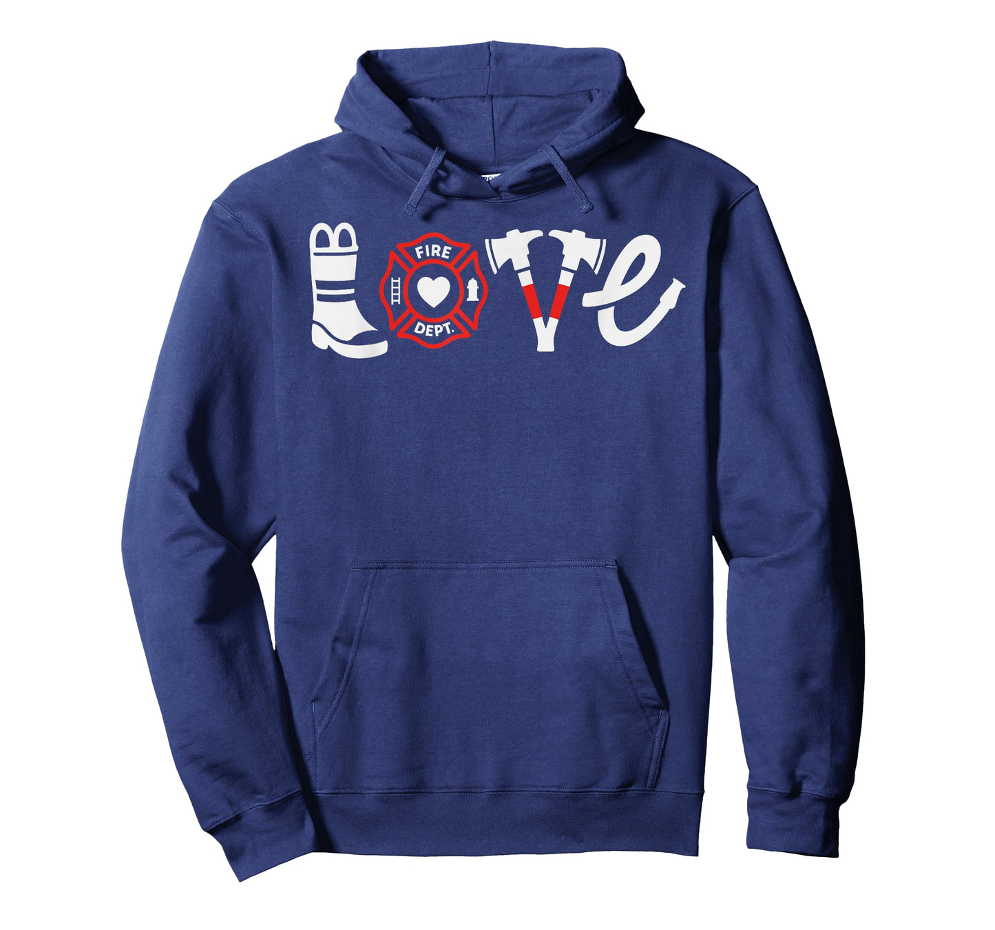 Love Firefighter Fire Truck Firemen Fire Rescuer T-Shirt