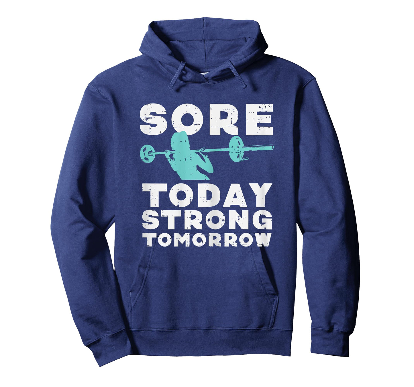 Gym Sore Today Strong Tomorrow Squat Workout Exercise Women T-Shirt