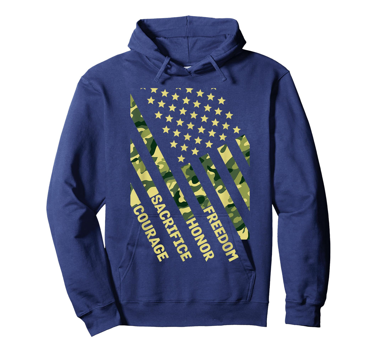 Veterans Day Sacrifice Courage Honor Freedom American Flag T-Shirt