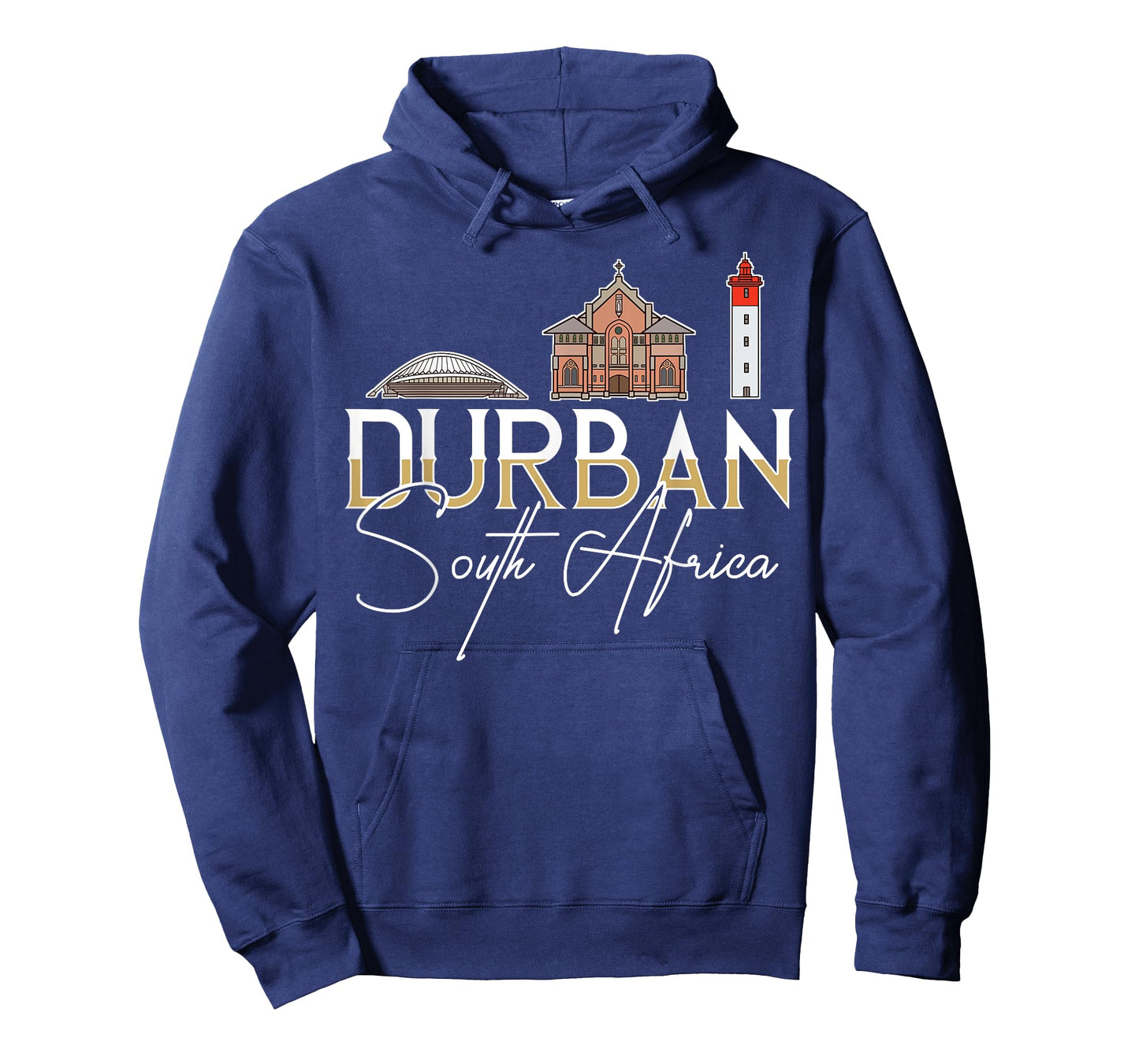 Durban South Africa City Skyline Map Travel T-Shirt