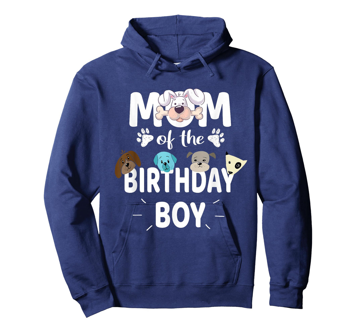 Mom of The Birthday Boy Dog Lover Party Puppy Theme T-Shirt Small