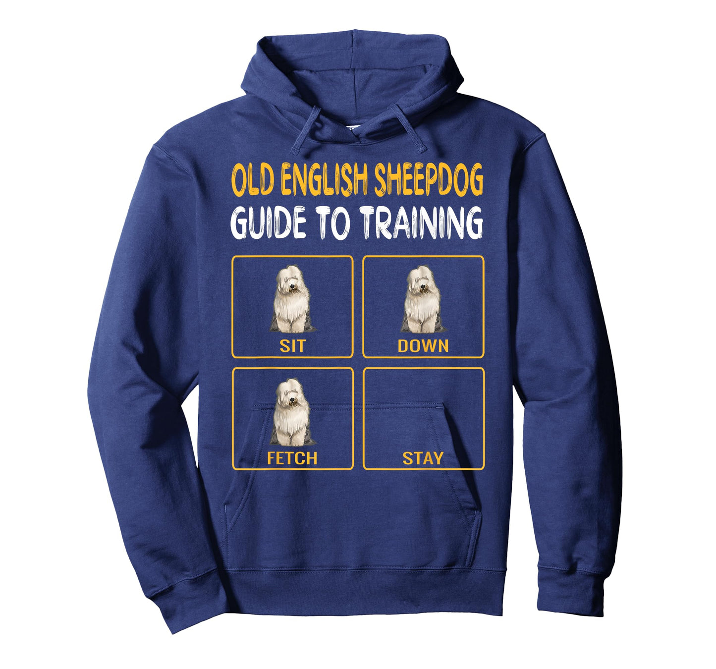 Funny Old English Sheepdog Guide to Training Dog Obedience T-Shirt
