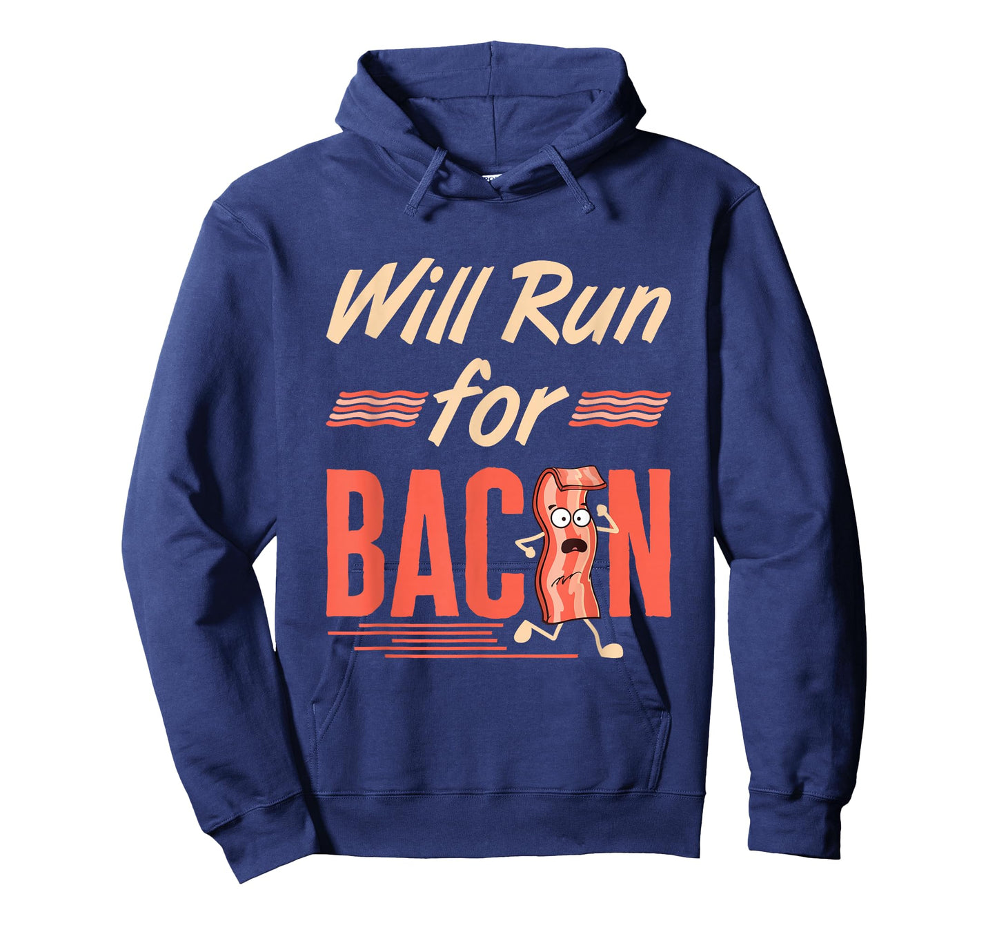 Will Run for Bacon Funny Workout Running Runner Pork Lover T-Shirt
