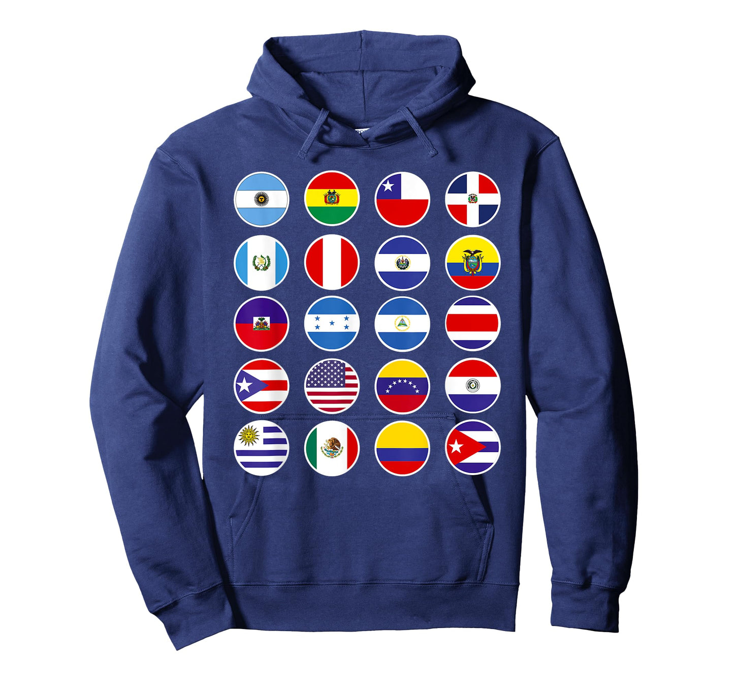 All Latin American Flags Countries Hispanic Heritage Month T-Shirt