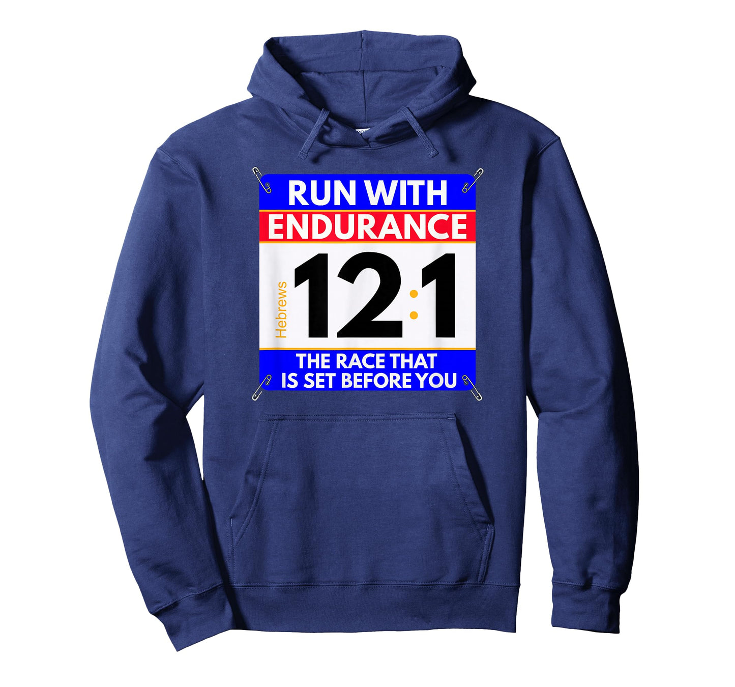 Fun Christian Bible Verse - Run the Race of Life Runners T-Shirt