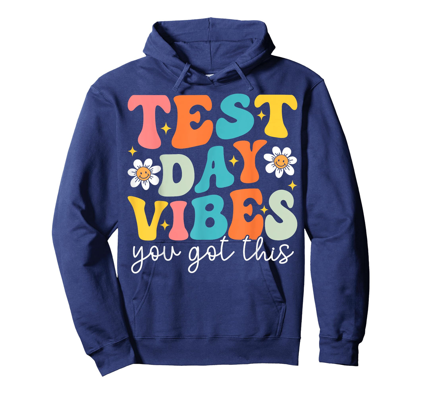 Test Day Vibes Retro Groovy Testing Day Teacher Student T-Shirt