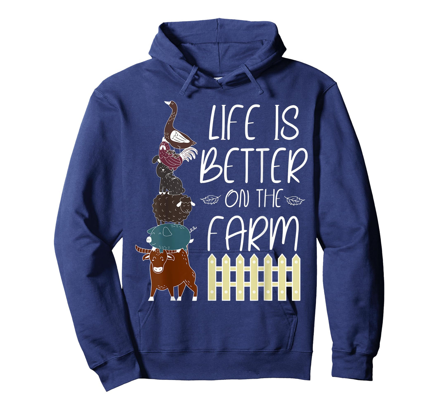 Life is better on the Farm Cute Animal Friends, Farm Girl T-Shirt