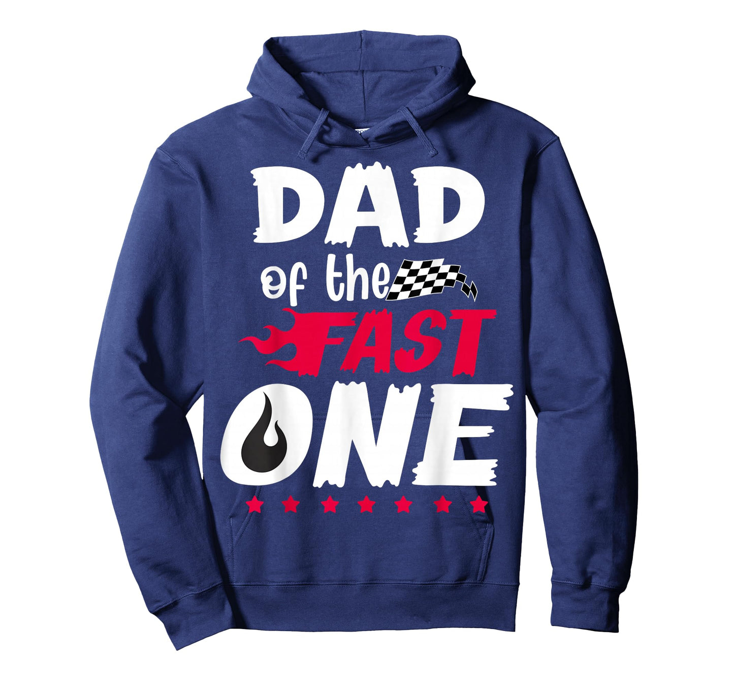 Dad of Birthday Boy Racing Fast One Family Celebration T-Shirt