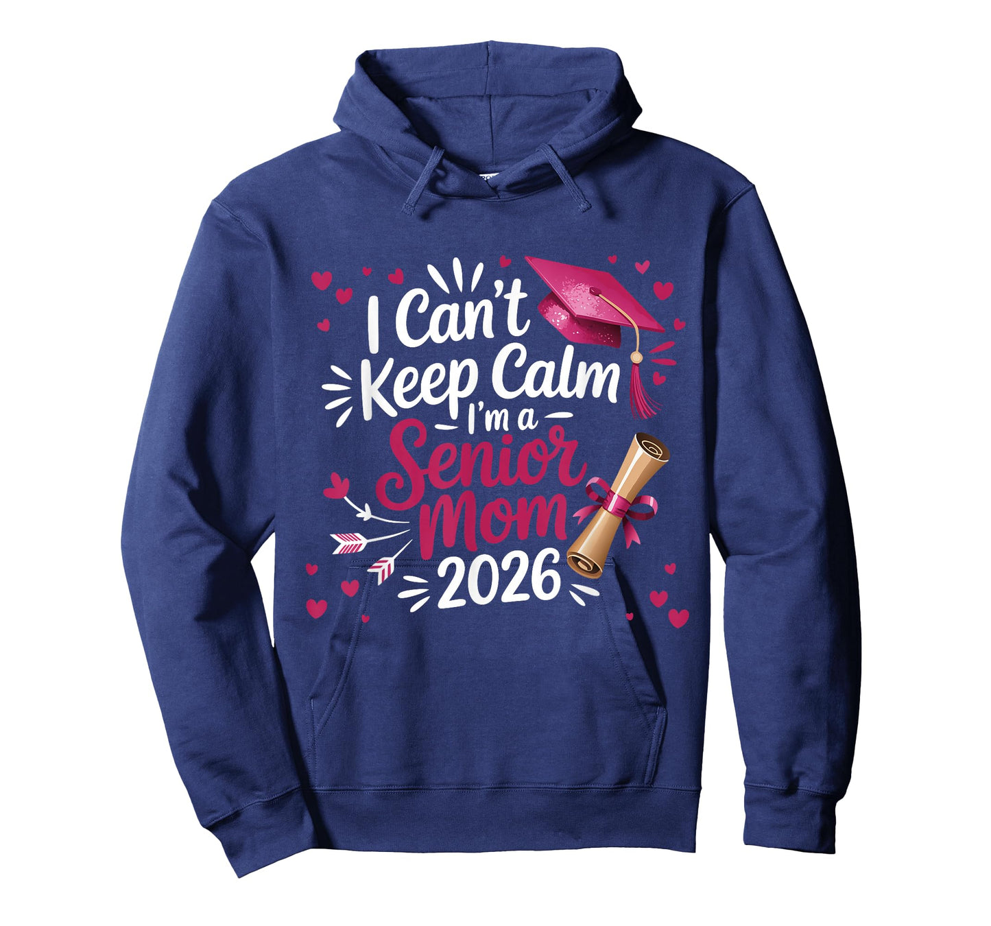 I Can't Keep Calm I'm A Senior Mom 2026 Class T-Shirt