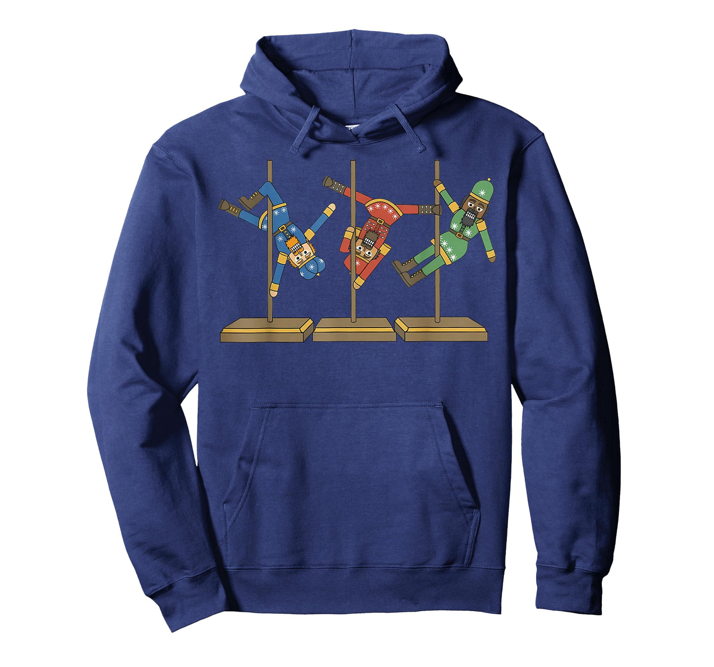 Funny Nutcrackers Pole Dancing Christmas Accessories Fitness T-Shirt