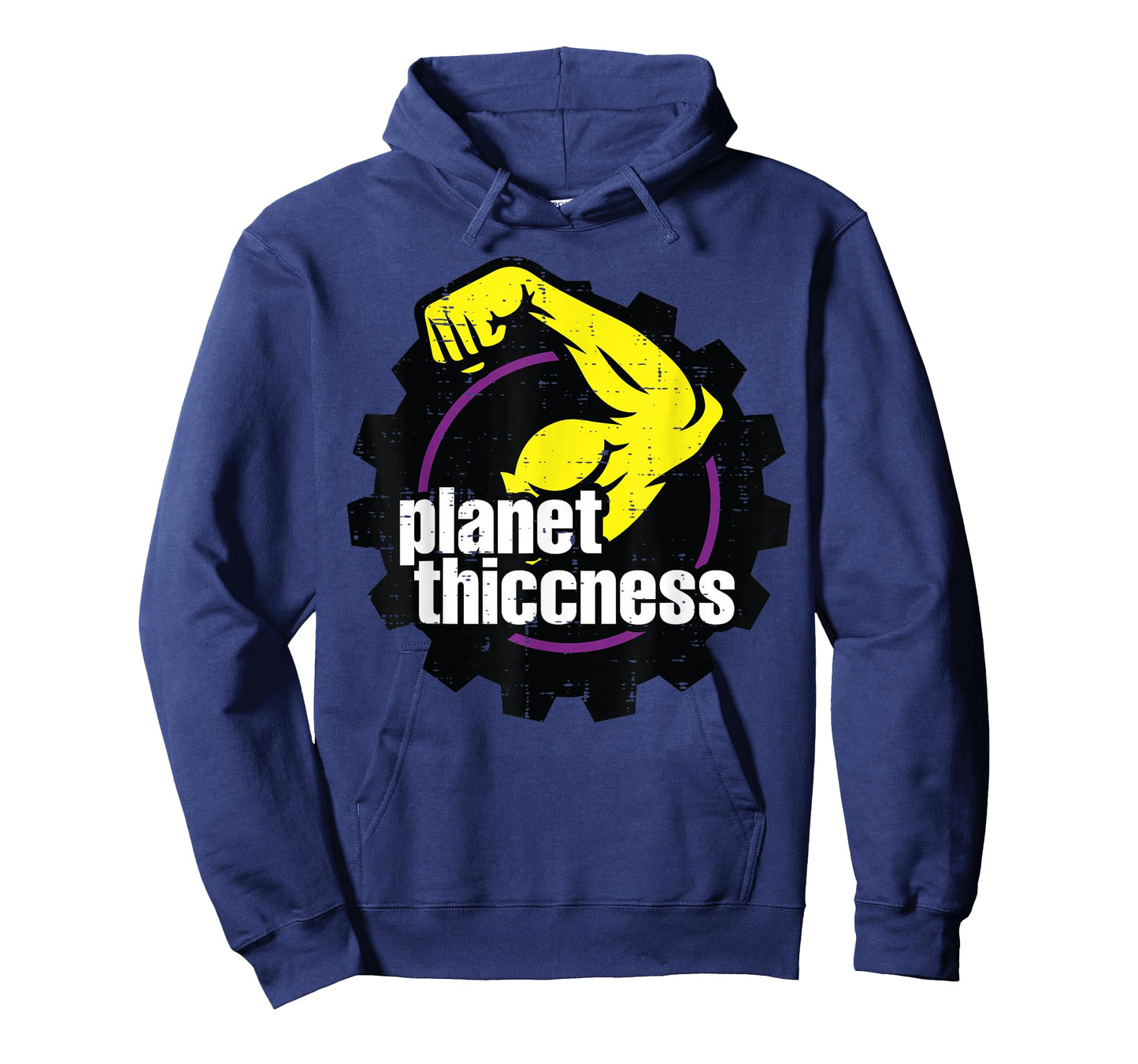 Gym Biceps Planet Thiccness Funny Workout Humor Men Women T-Shirt