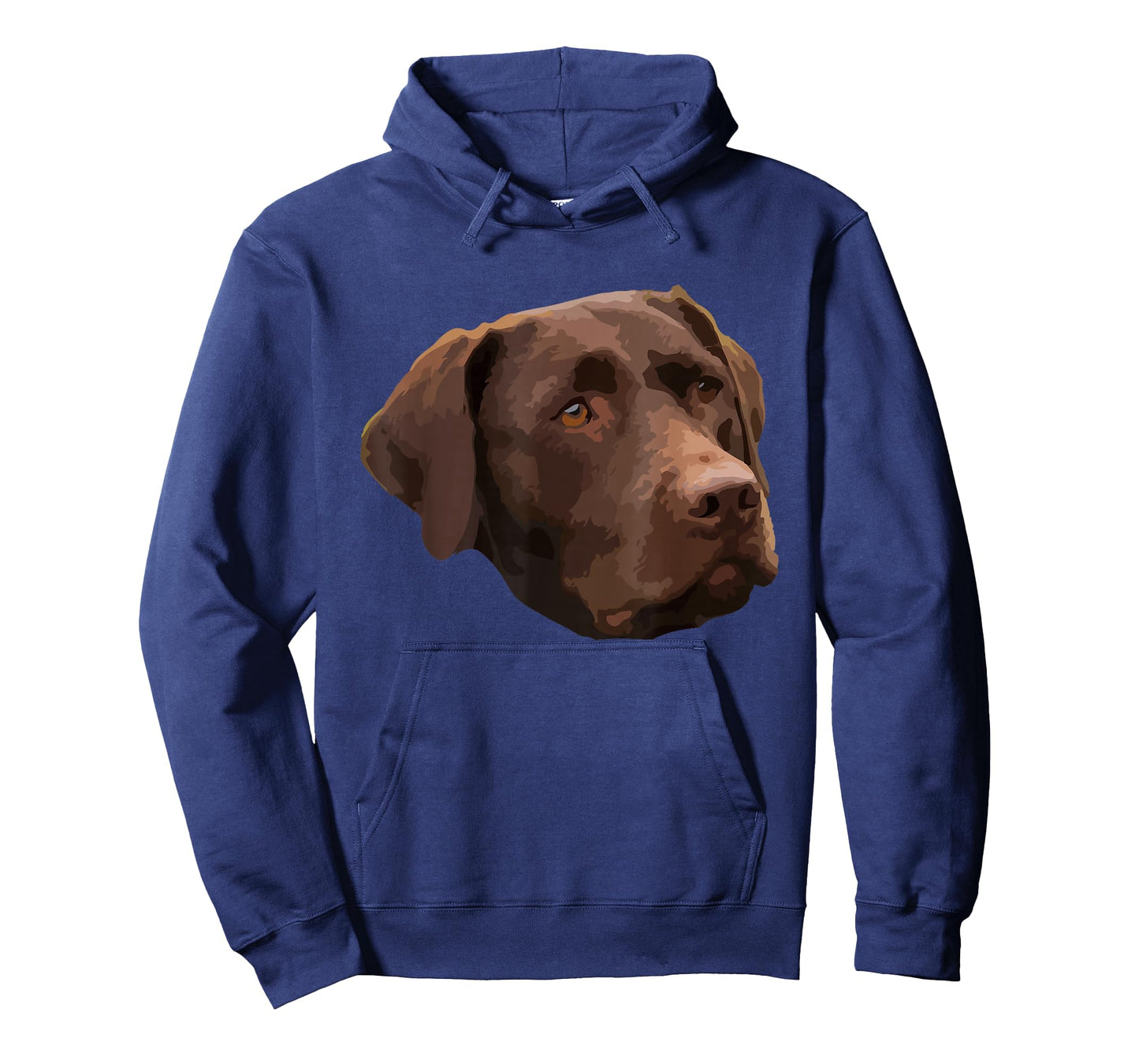 Funny Chocolate Lab T-Shirt | Labrador Retriever Dog Head T-Shirt for Men Women Girls Kids