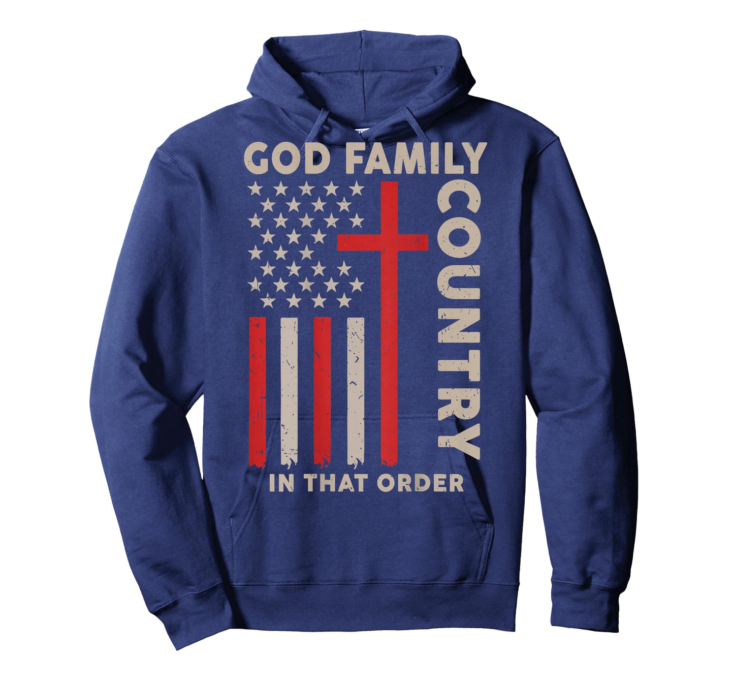 God Family Country in That Order Christian Patriotic Freedom T-Shirt