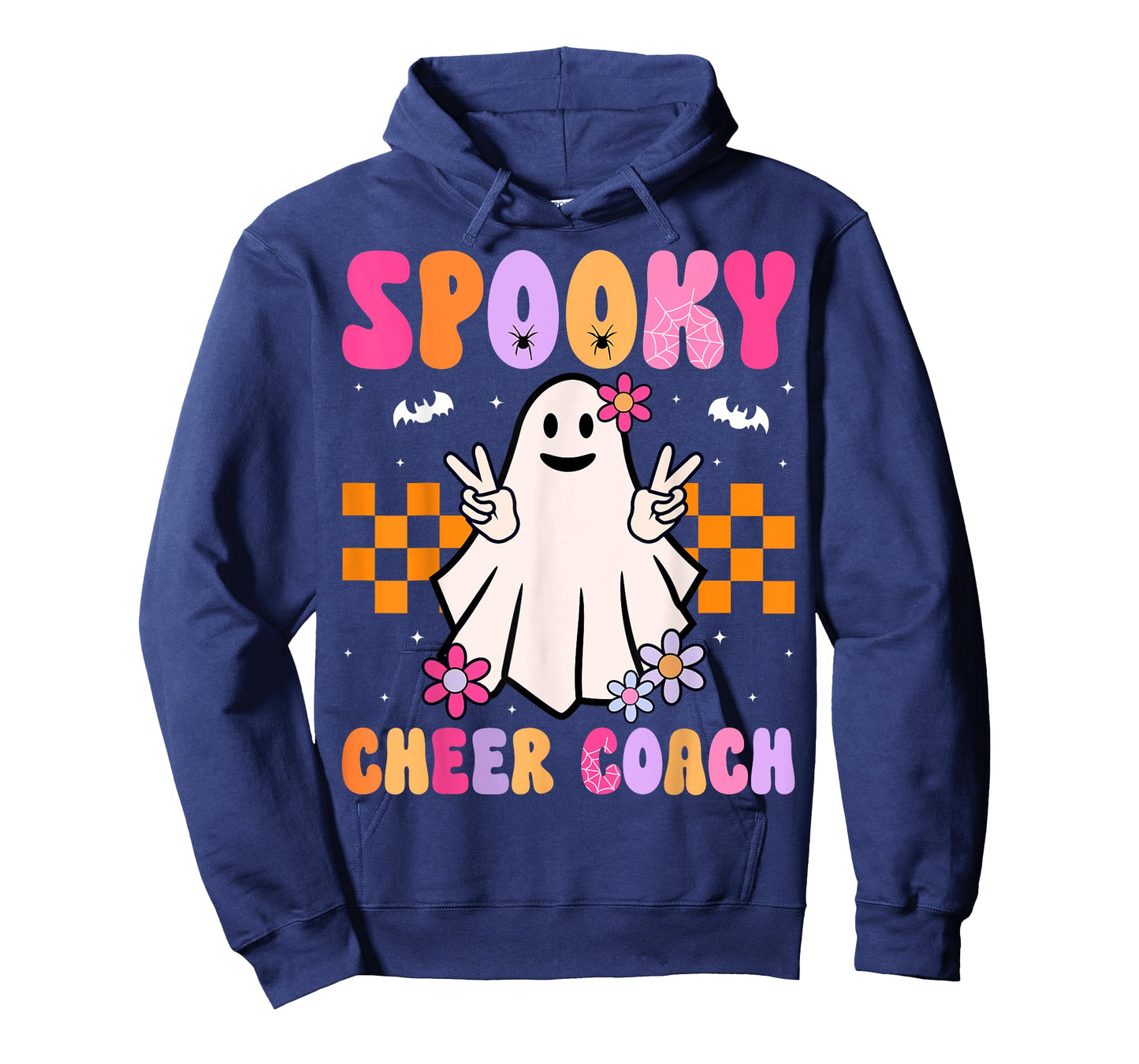 Spooky Cheer Coach - Cheerleader Coach Halloween Ghost T-Shirt
