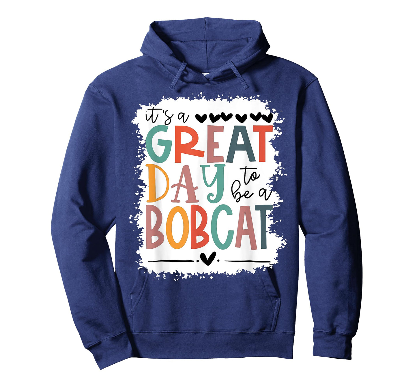 Bobcats School Sports Fan Team Spirit Mascot Gift Bleached T-Shirt