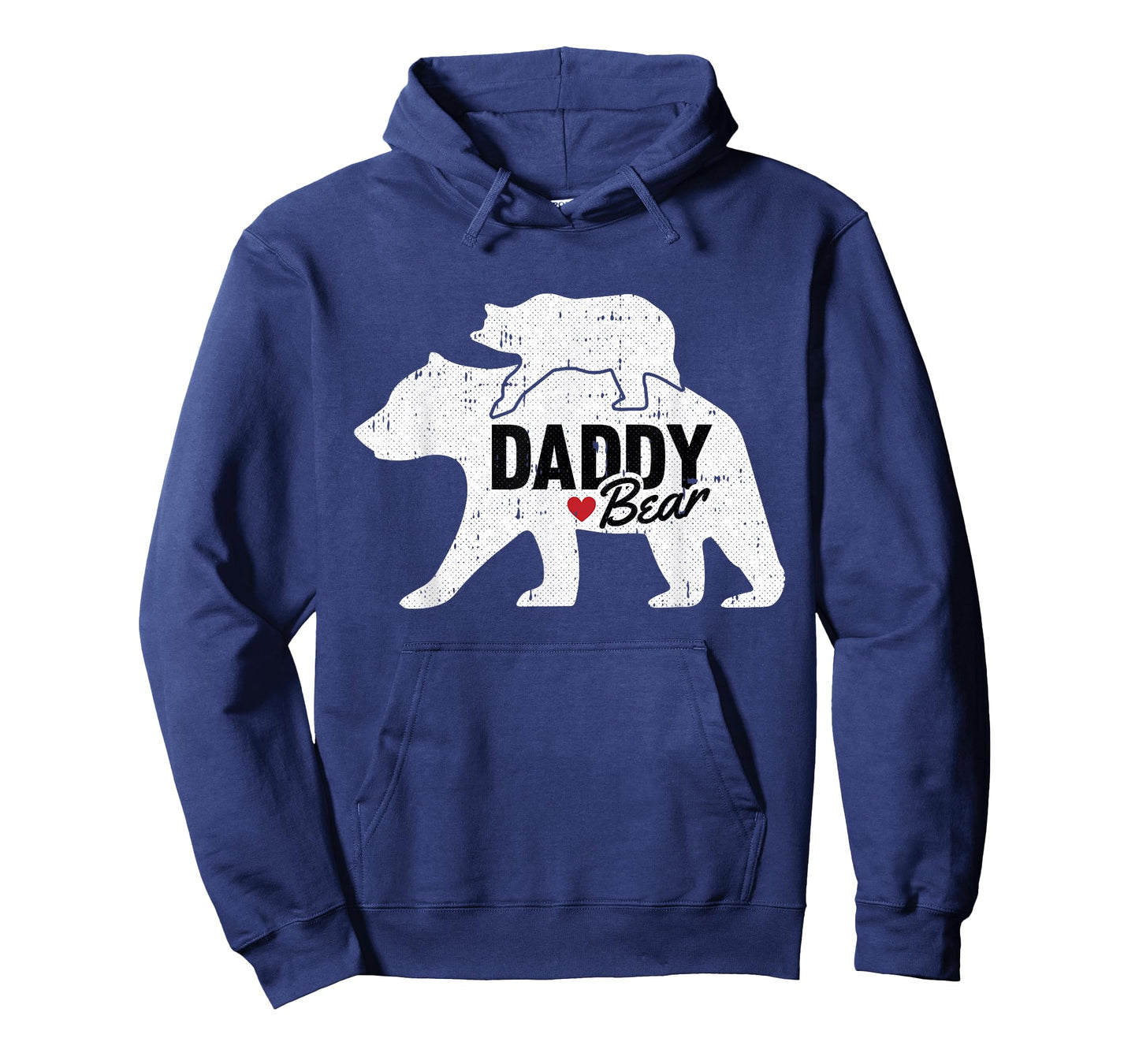 Daddy Bear Fathers Day Cute Baby Cub Papa Dad-a Pops T-Shirt Small