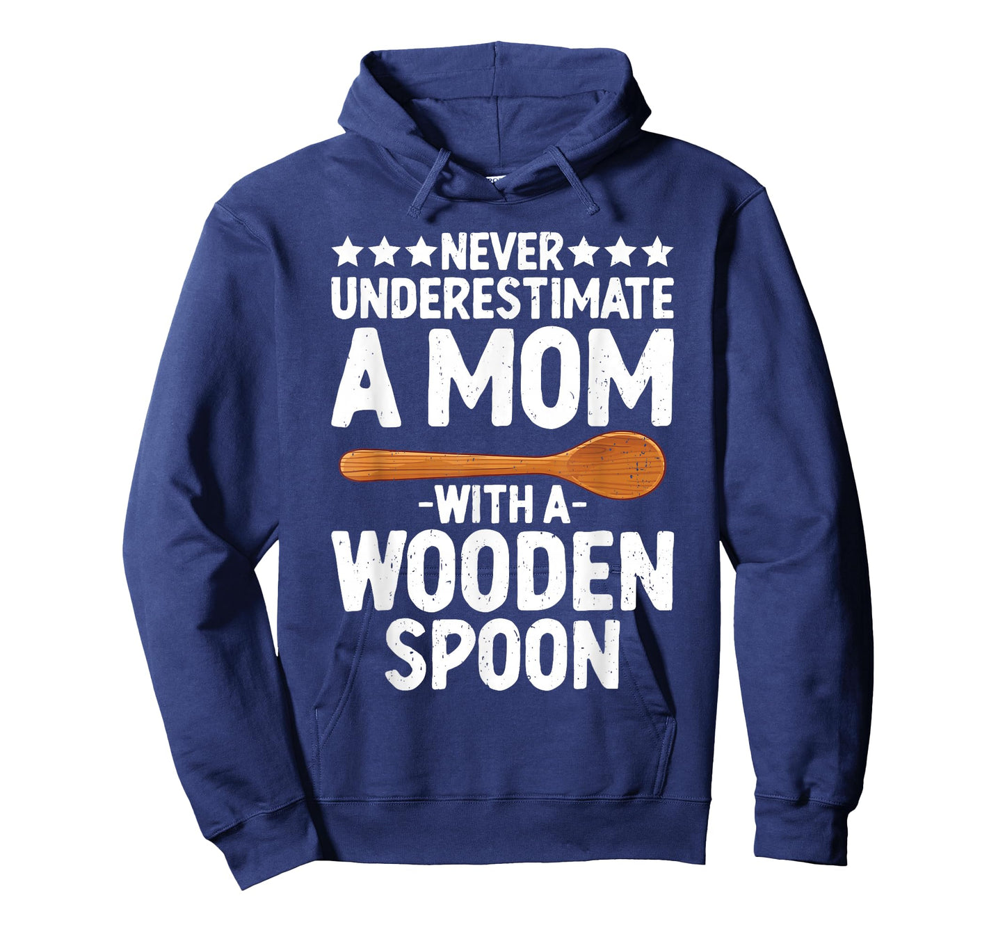 Women Funny Wooden Spoon Survivor Mom With A Wooden Spoon T-Shirt