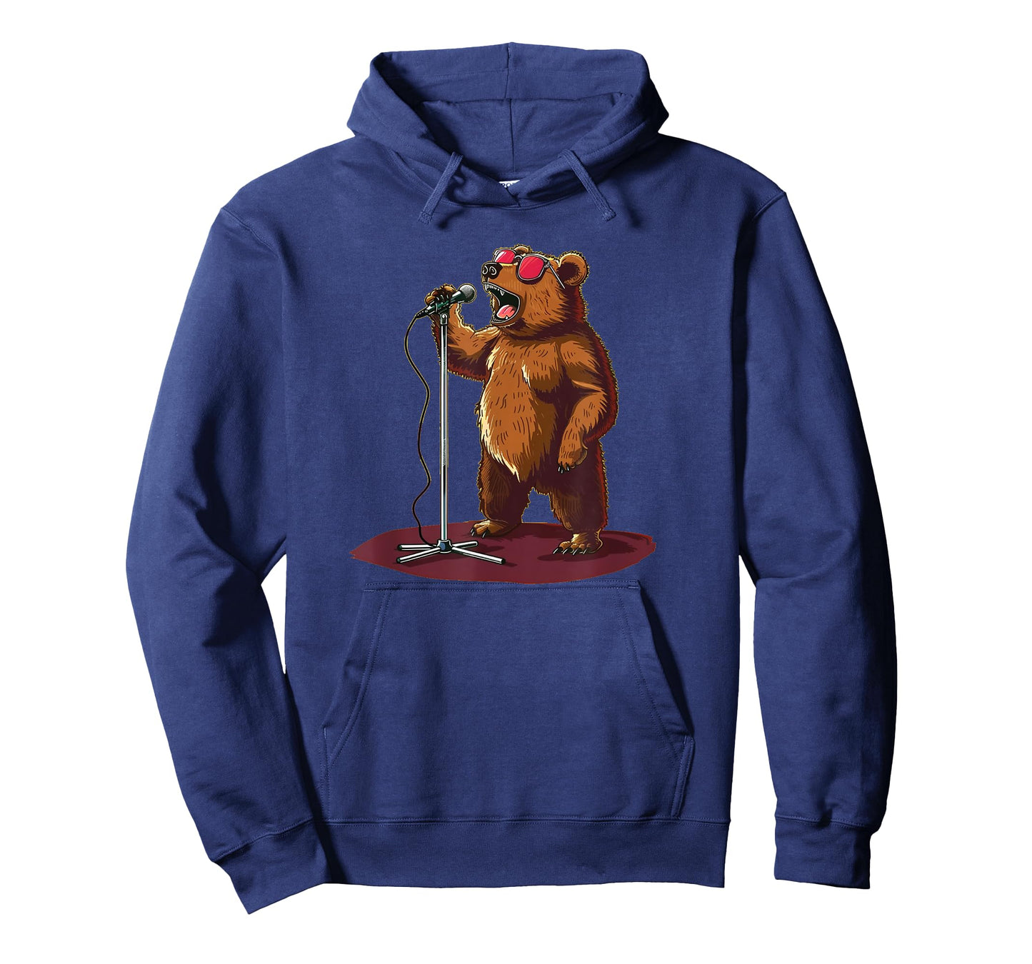 Sunglasses Karaoke Bear loves Singing T-Shirt